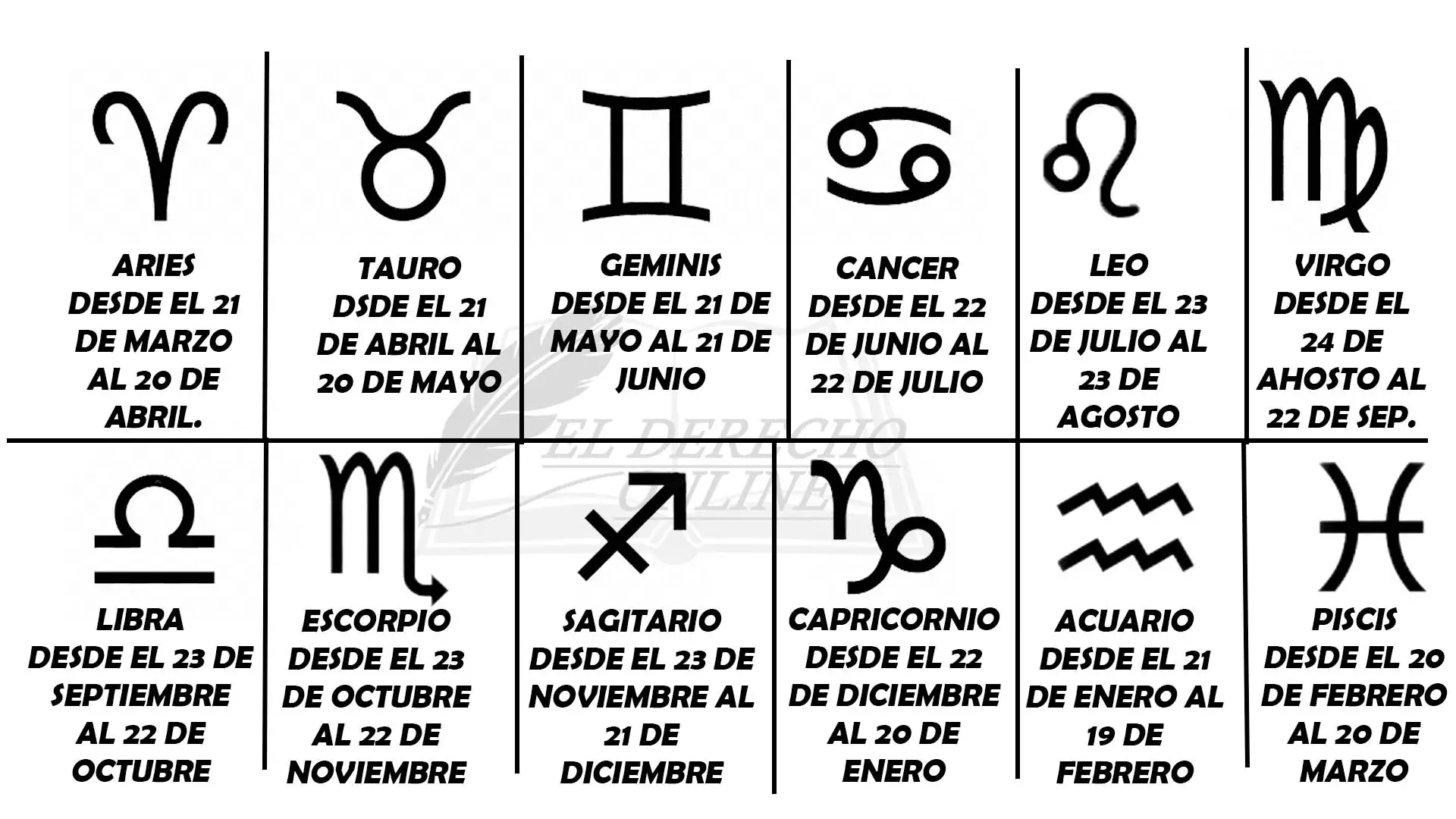 Signos zodiacales del mes de septiembre de 2009 ¿Cuáles son?